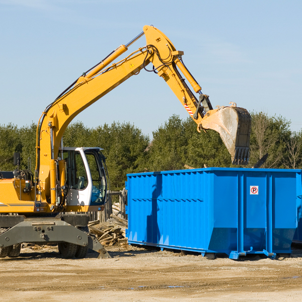 are there any restrictions on where a residential dumpster can be placed in Morrisdale